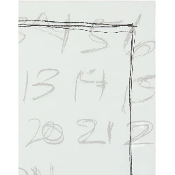 numbers-print neckerchief