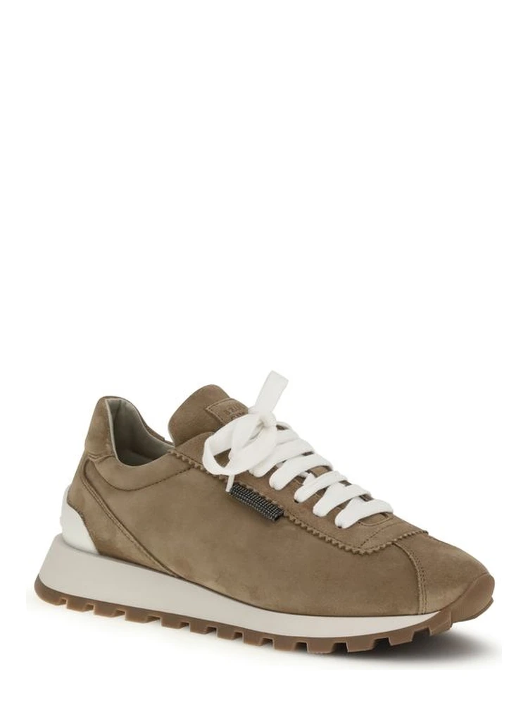 Beige Rubber Platform Sneakers alternative