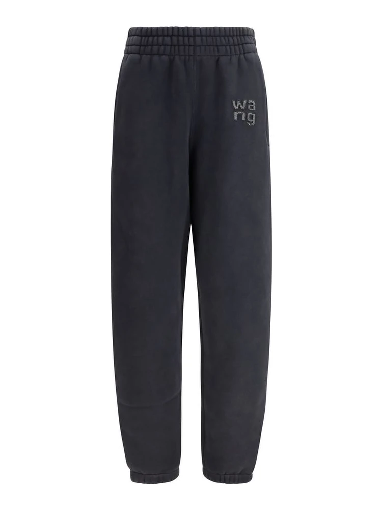 Black Cotton Joggers (Workout Pants)