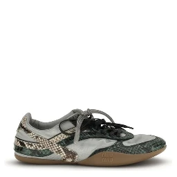 Gray Rubber Athletic Sneakers