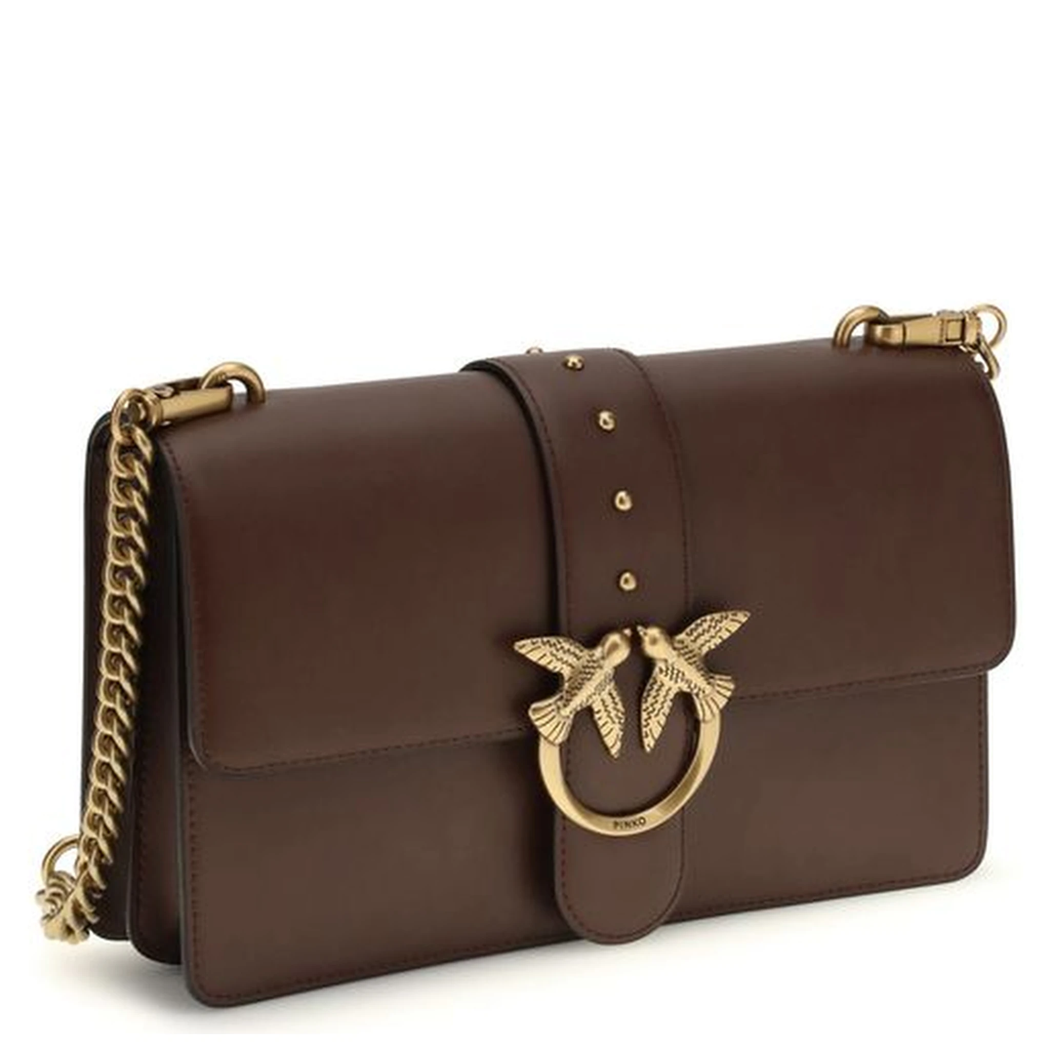 Brown Calf Leather Bos Taurus Shoulder Bag