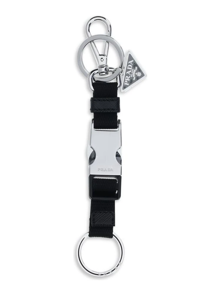 Black Nylon Keychain