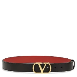 Black Calf Leather Bos Taurus Belt