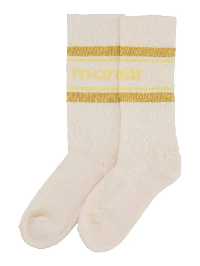 "DONA" SOCKS WITH LOGO