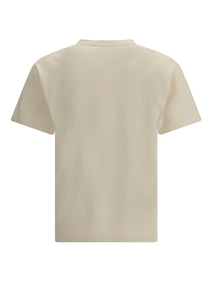 Cream Cotton T-Shirt