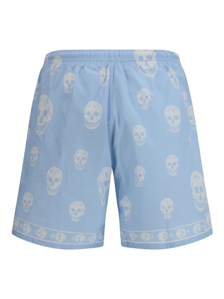 Light Blue Polyamide Bermuda Shorts alternative
