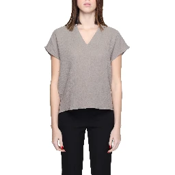 Beige Cotton Blouse