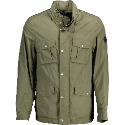 Brown Polyamide Shell Jacket