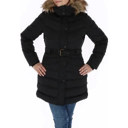 Black Polyester Coat