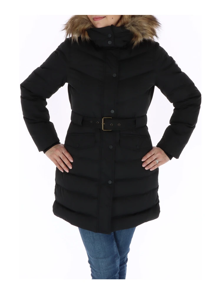 Black Polyester Coat