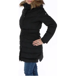 Black Polyester Coat