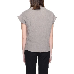 Beige Cotton Blouse