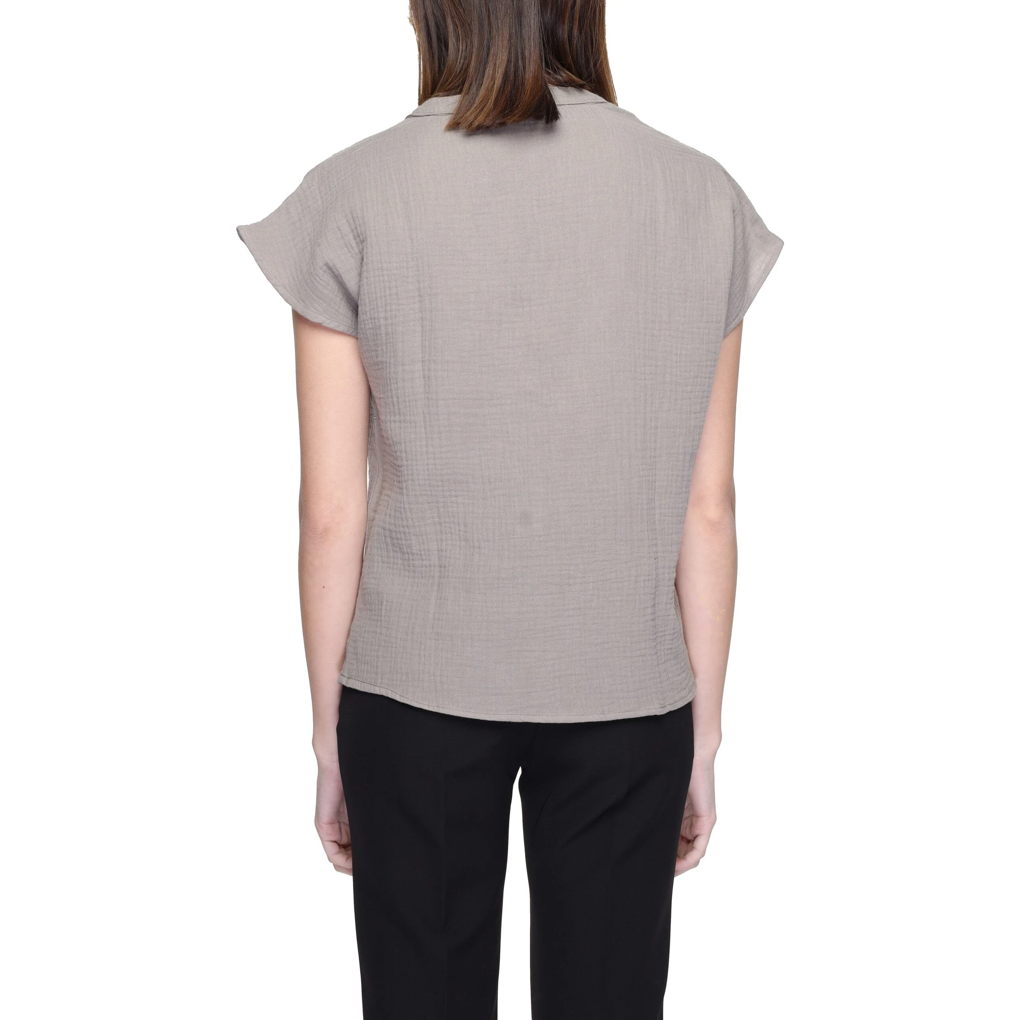 Beige Cotton Blouse