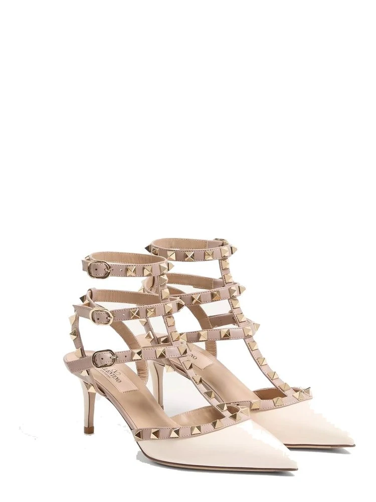 Bicolor Calfskin Platform Pumps alternative