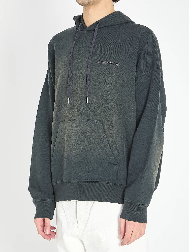 Sweatshirt with bleached effect alternative