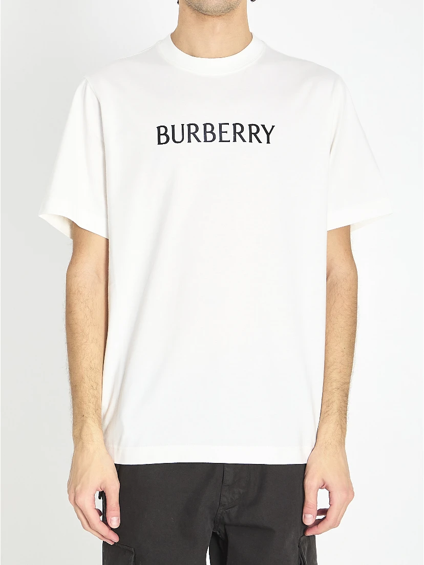 T-shirt in cotton with logo