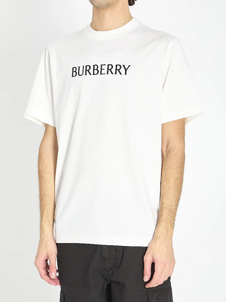 T-shirt in cotton with logo alternative