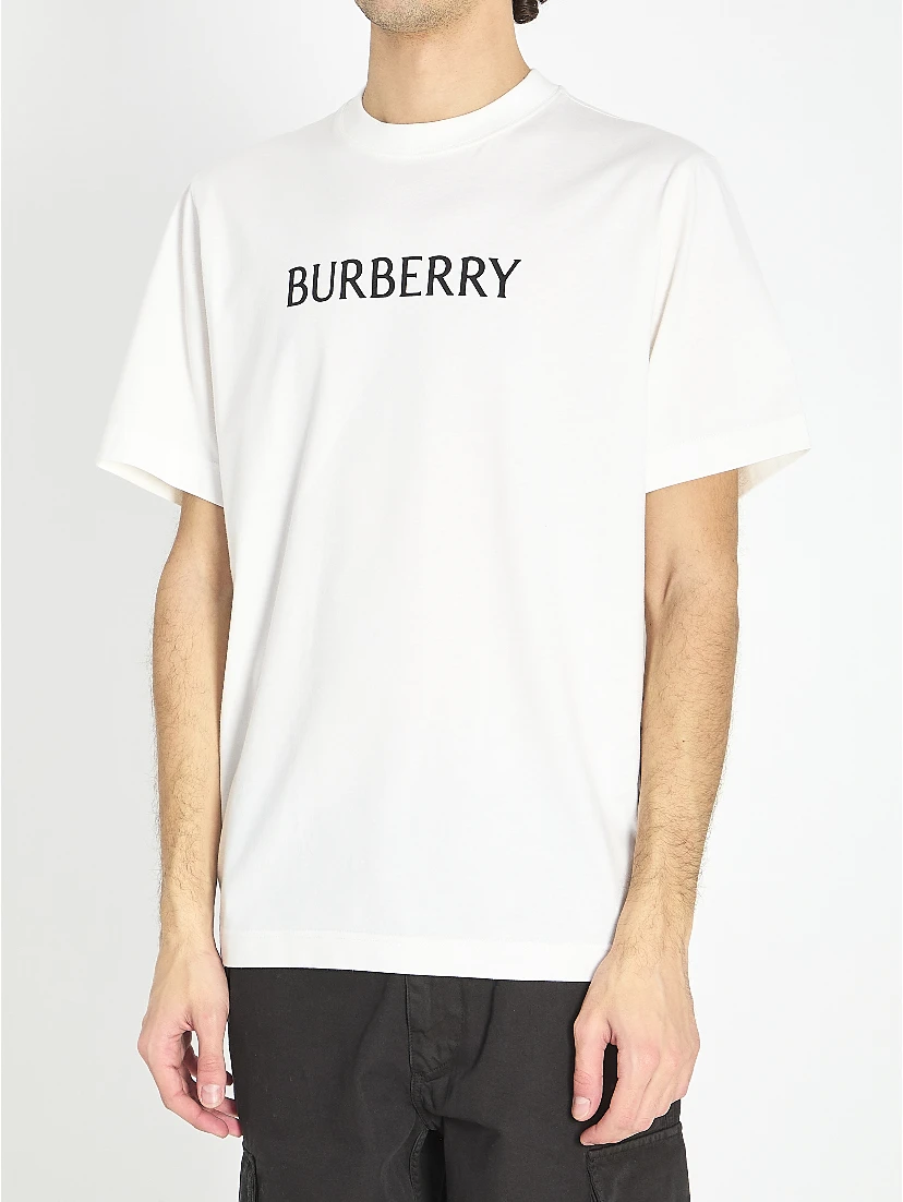 T-shirt in cotton with logo