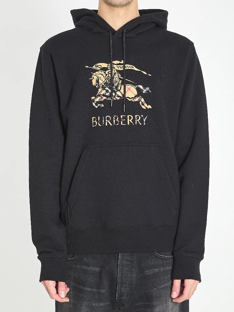Cotton jersey hoodie