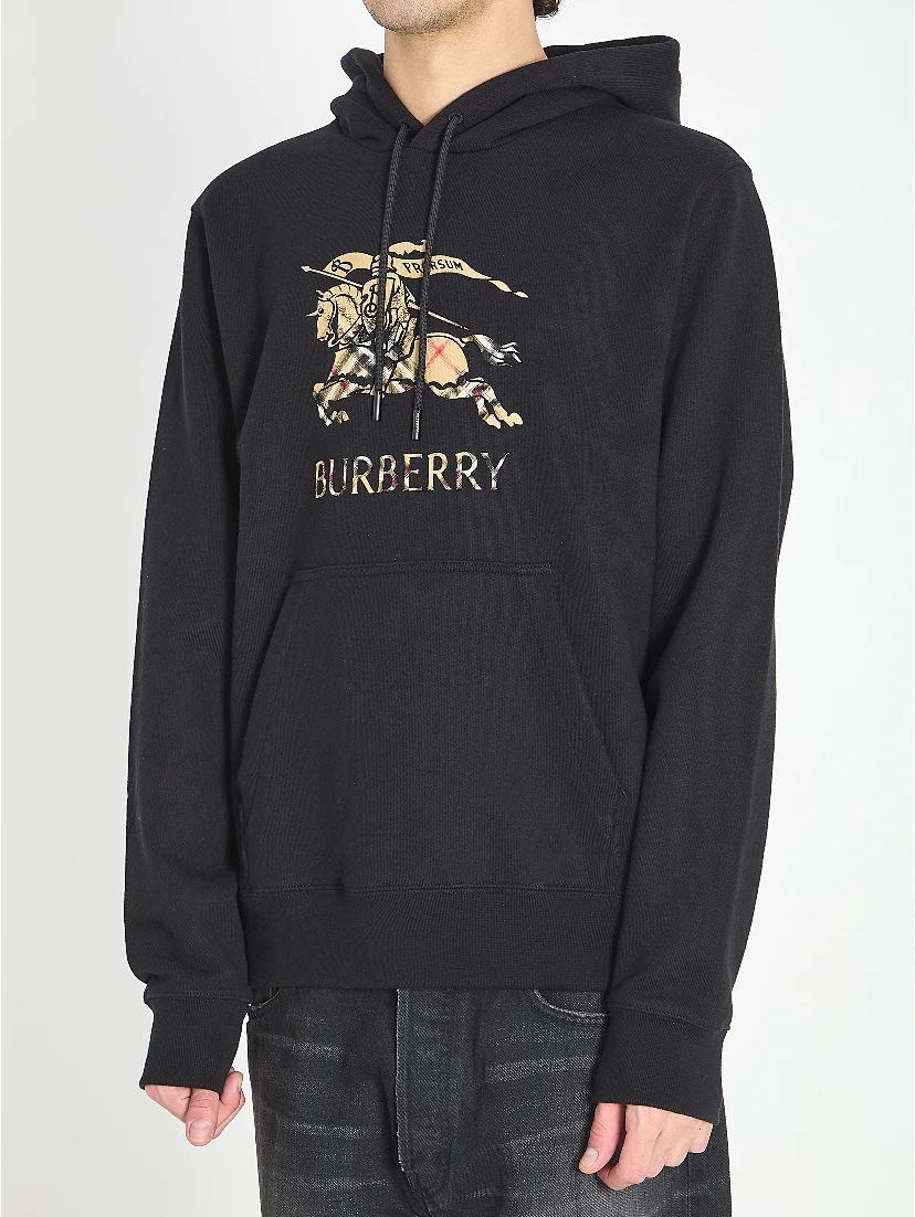 Cotton jersey hoodie