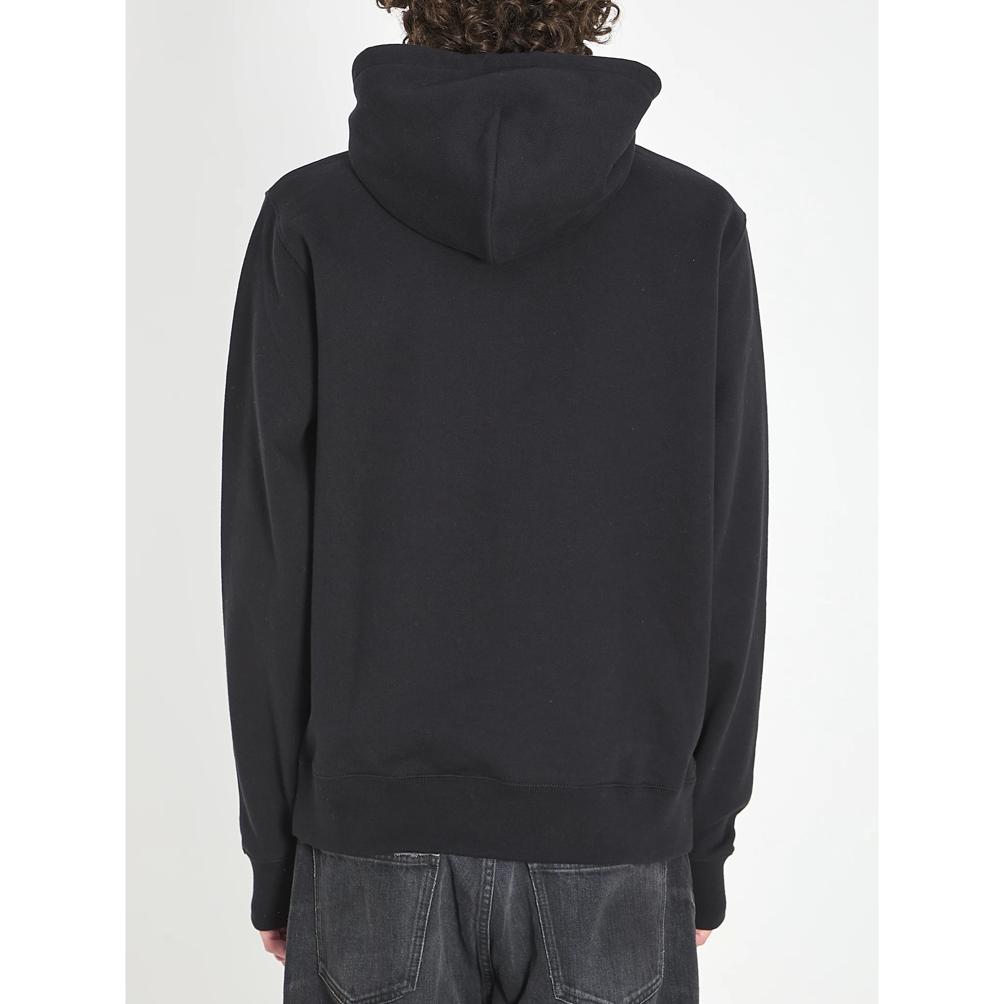 Cotton jersey hoodie