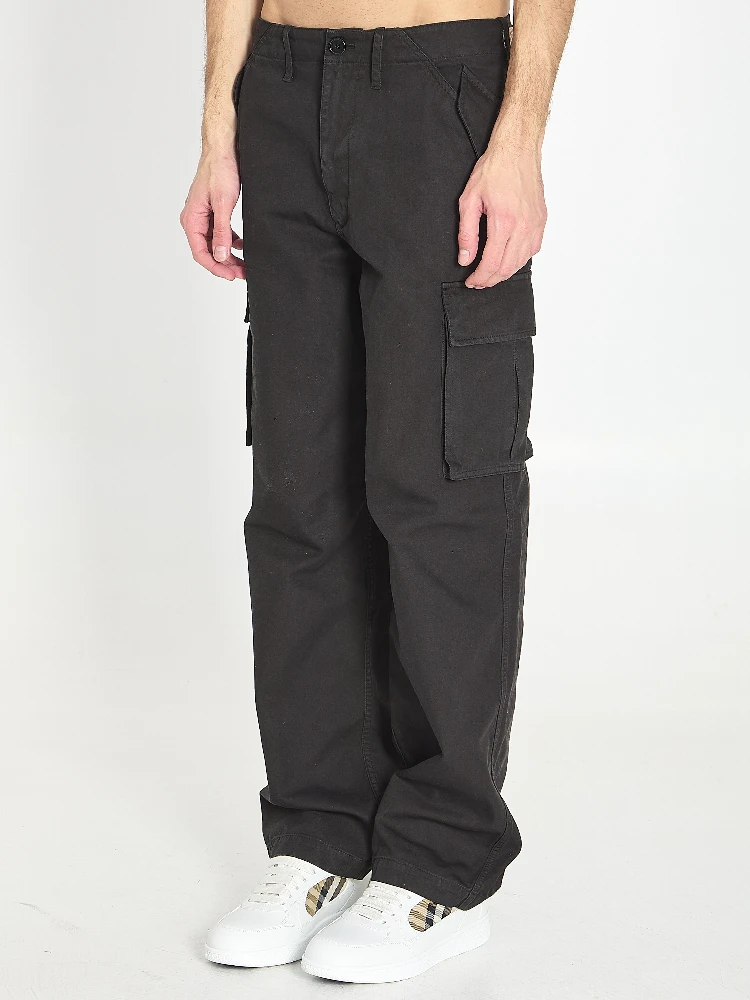 Cargo pants in cotton alternative