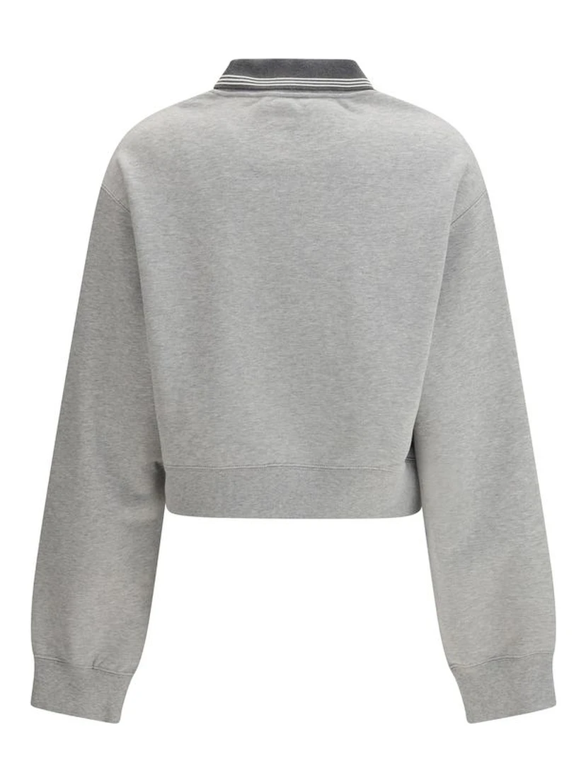 Gray Cotton Sweatshirt