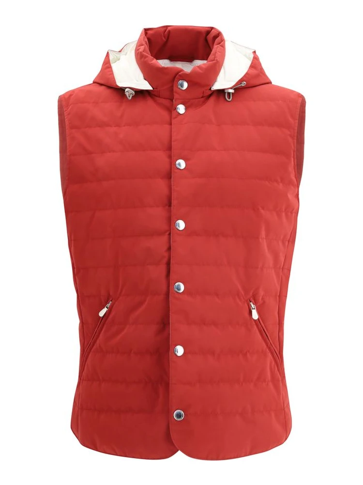 Multicolor Polyester Sleveless Jacket