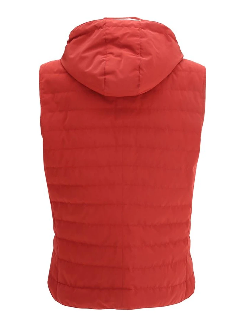 Multicolor Polyester Sleveless Jacket