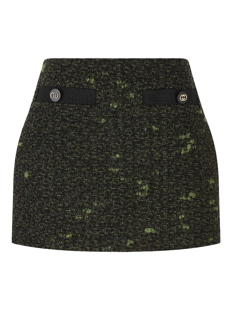 Ribbon mini skirt