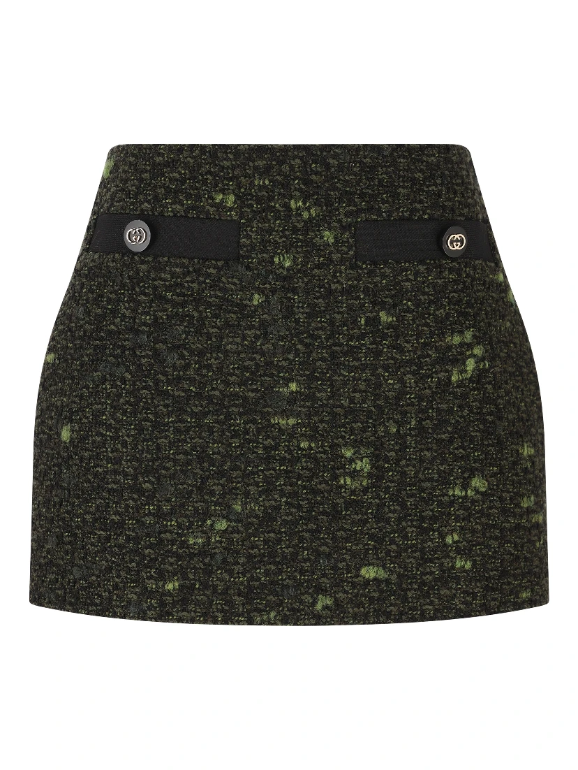 Ribbon mini skirt