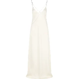 Satin Dress with Bow Detail