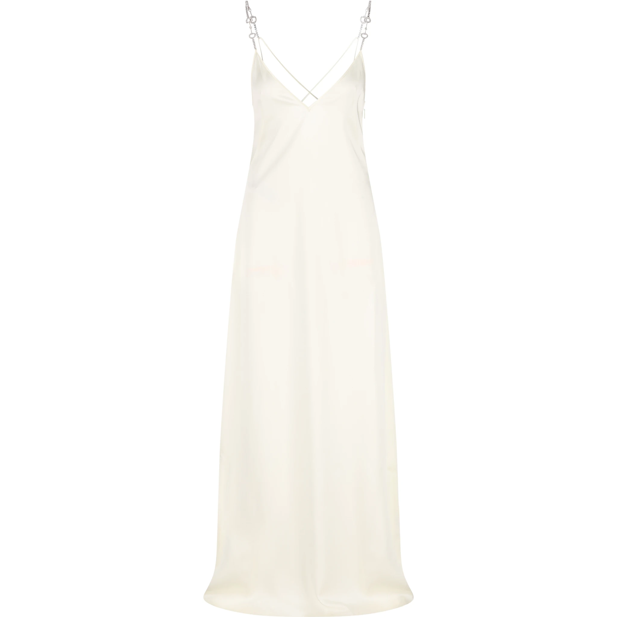 Satin Dress with Bow Detail