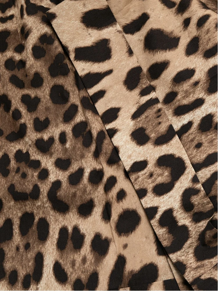 Leopard-print tailored shorts alternative