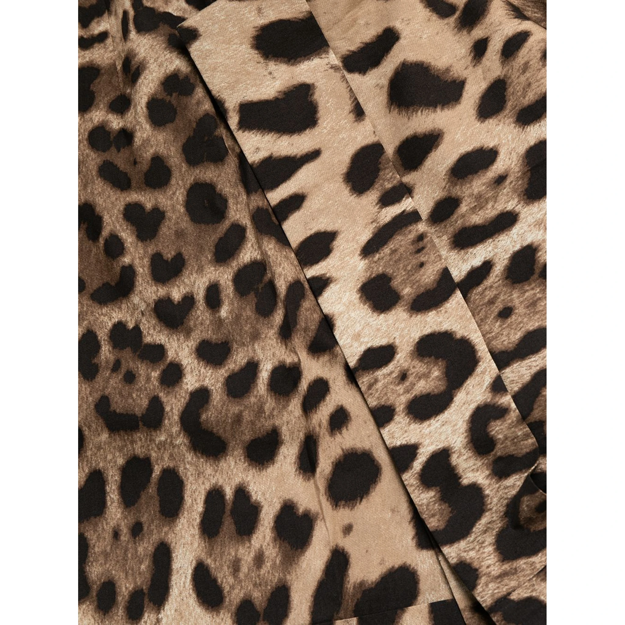 Leopard-print tailored shorts