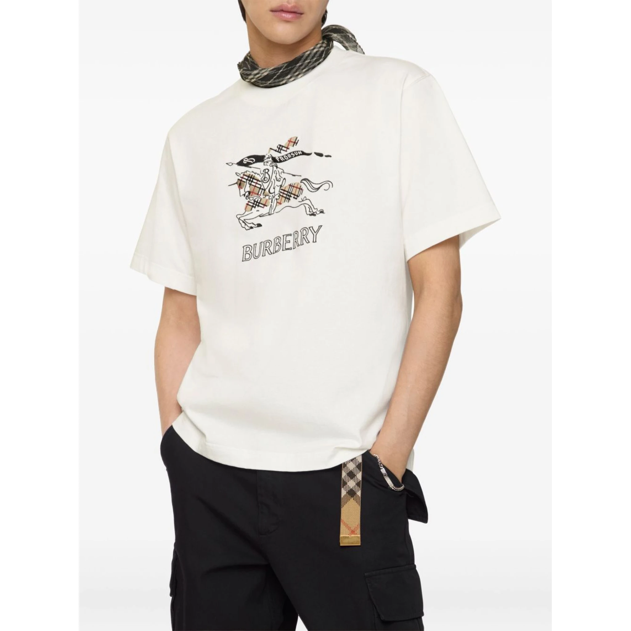 Burberry T-shirts and Polos White