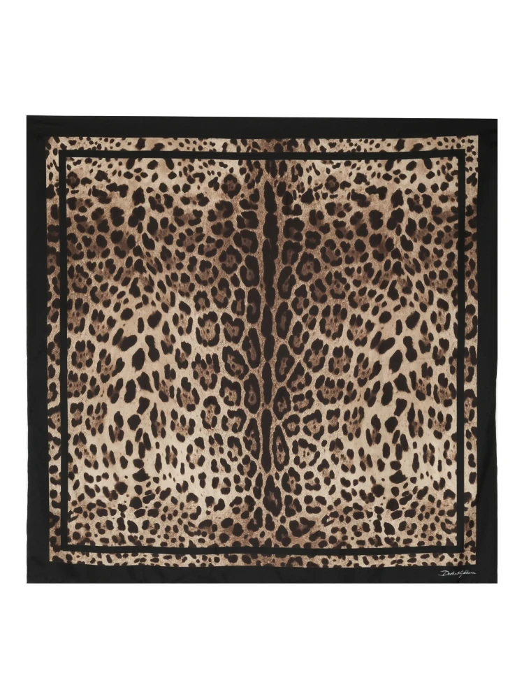 Dolce & Gabbana Scarfs Brown