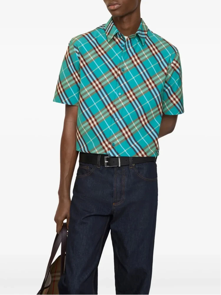 Burberry Shirts Clear Blue alternative