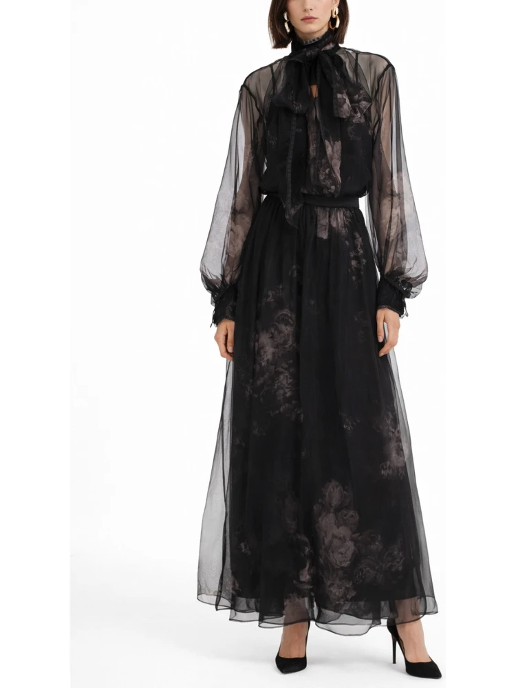"HYPNOTIC" MAXI SKIRT alternative