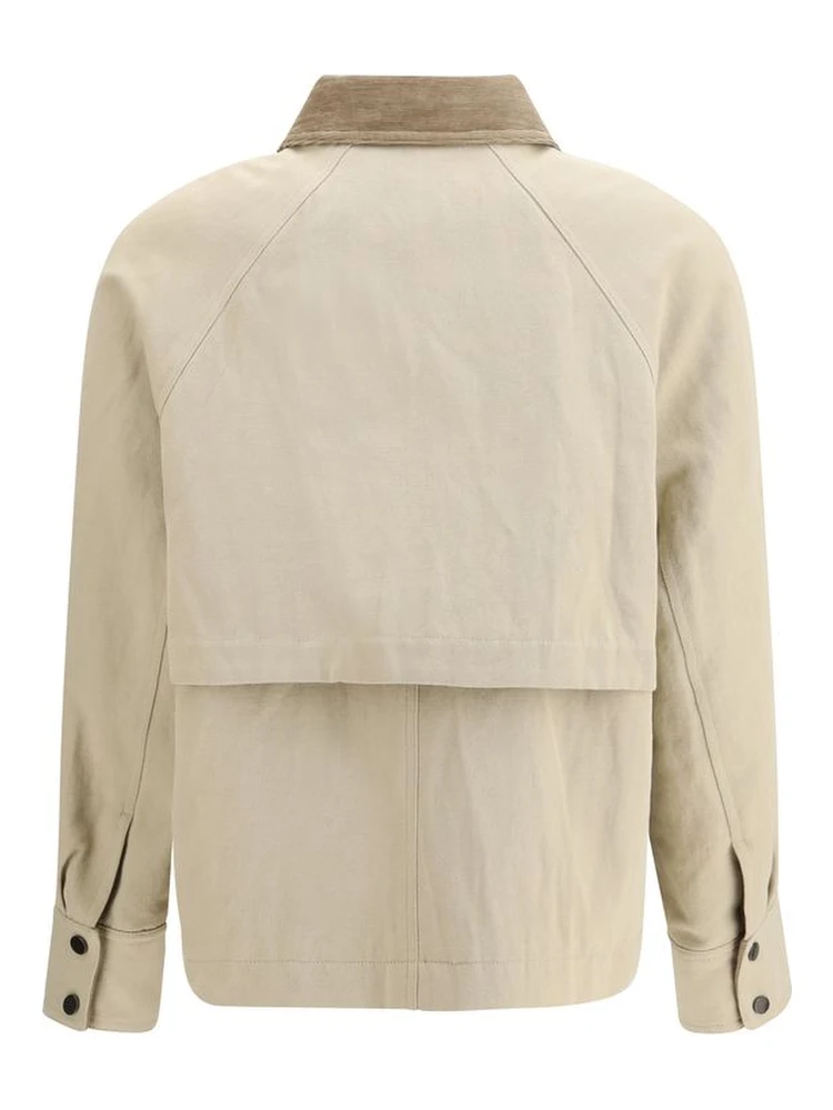 Beige Cotton Coat alternative