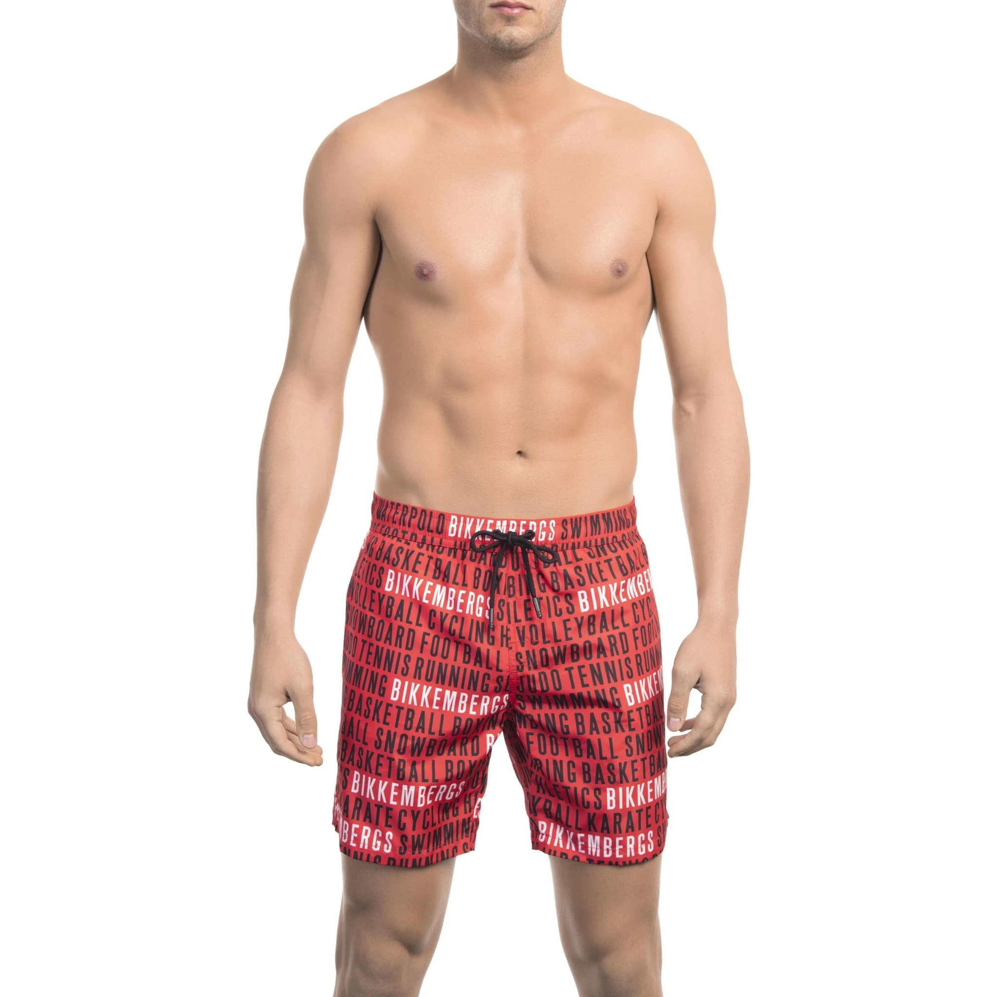 Multicolor Polyester Swim Shorts