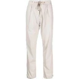 Gray Elastane Casual Pants