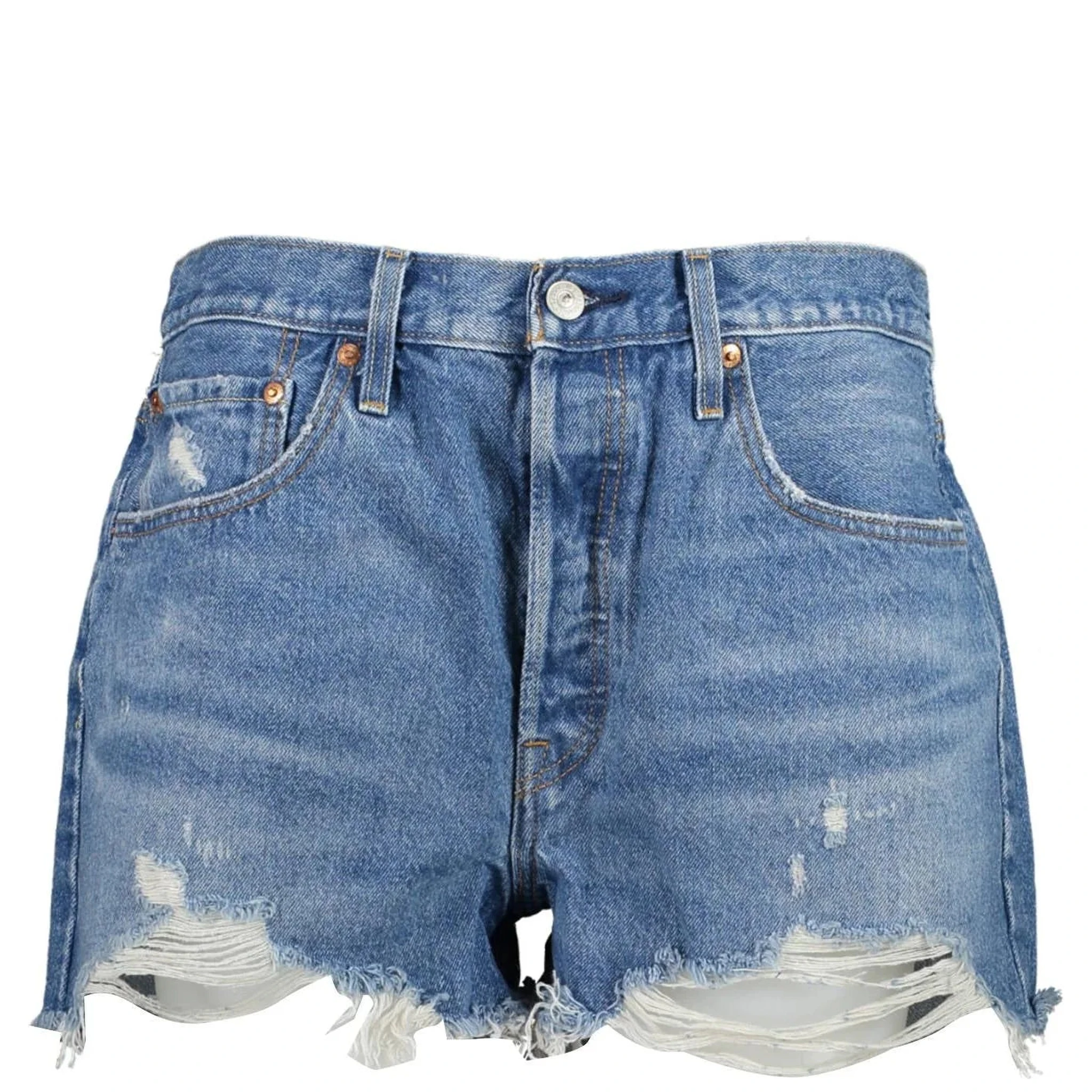 Blue Denim Shorts