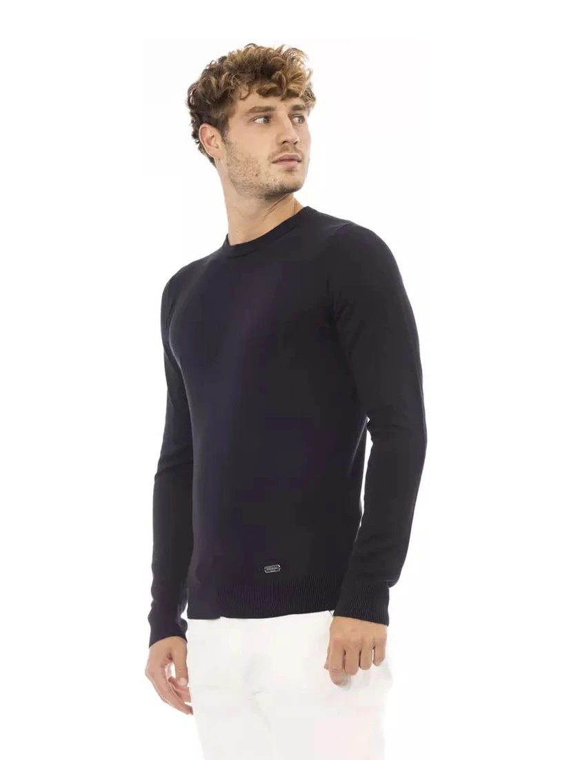 Blue Cashmere Sweatshirt