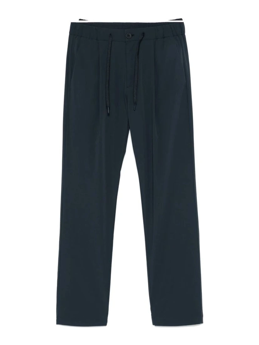 Gray Elastane Athletic Pants