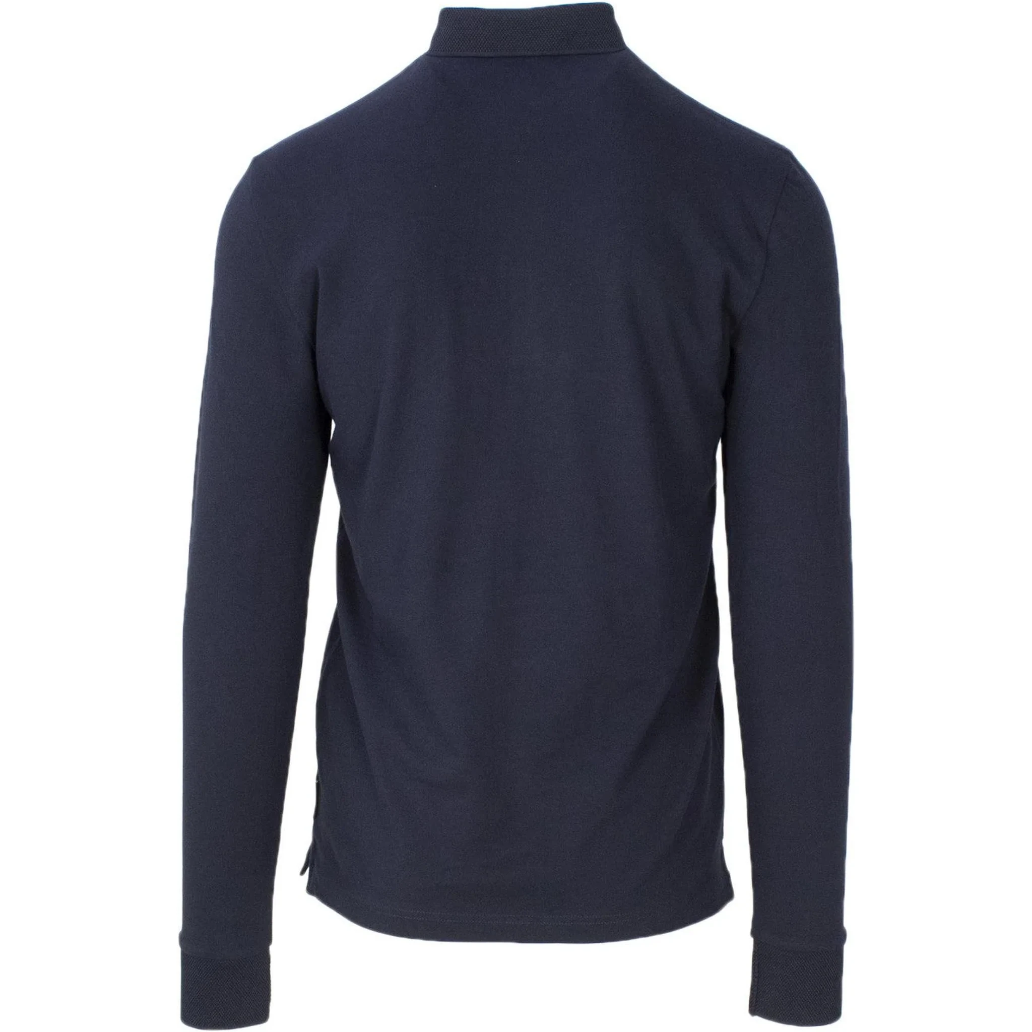 Blue Cotton Polo Shirt