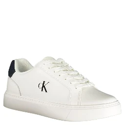 Bianco Poliuretano Uomo Sneaker
