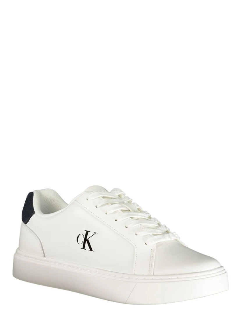 Bianco Poliuretano Uomo Sneaker