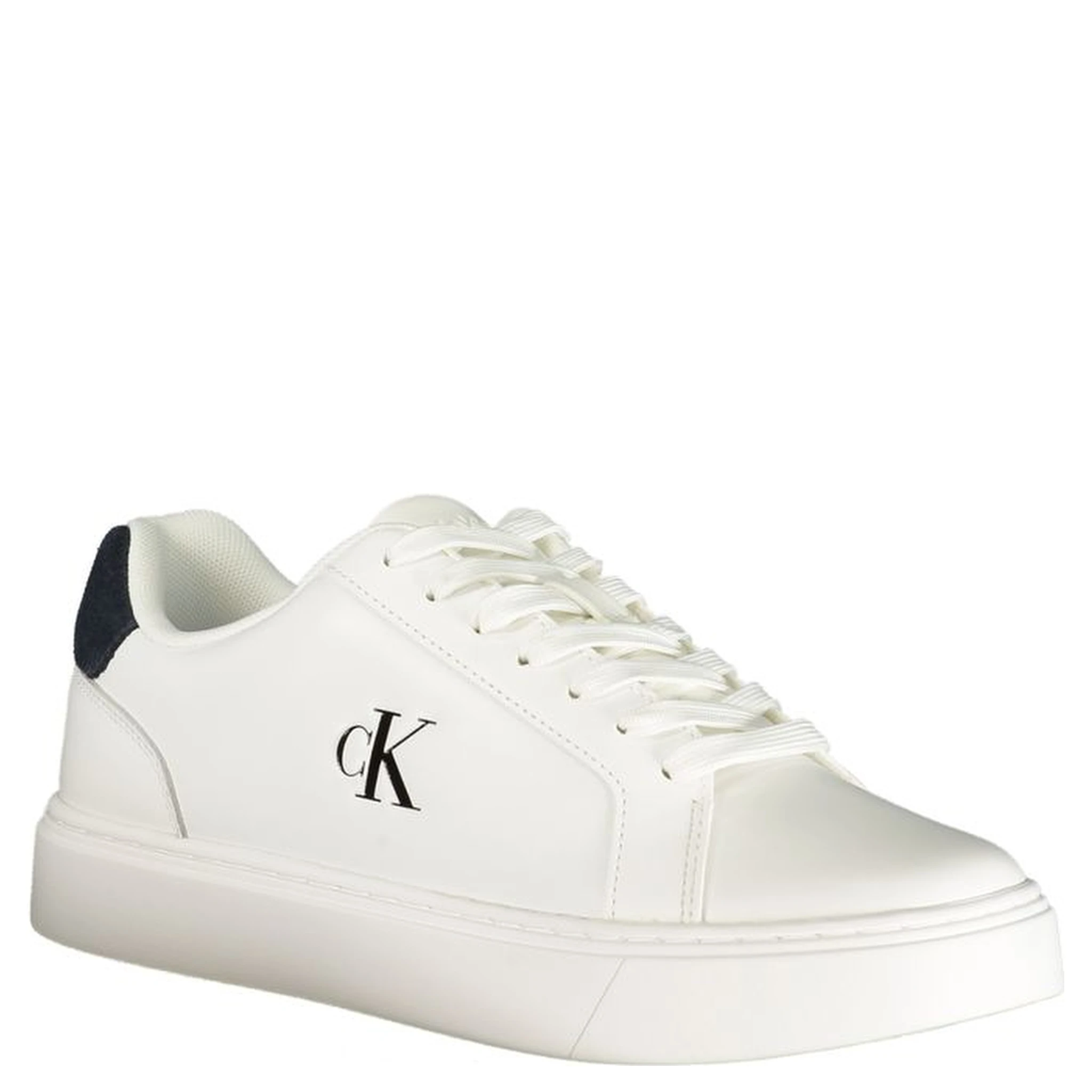 Bianco Poliuretano Uomo Sneaker