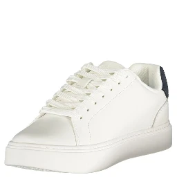 Bianco Poliuretano Uomo Sneaker